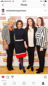 Maggie Oliver with the Loose Women ladies