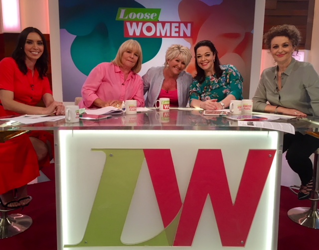 Maggie Oliver on the itv Loose Women set